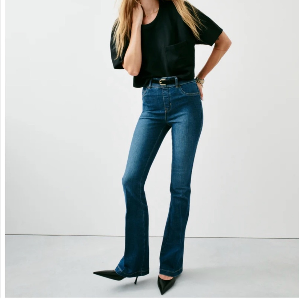 Dark flare jeans